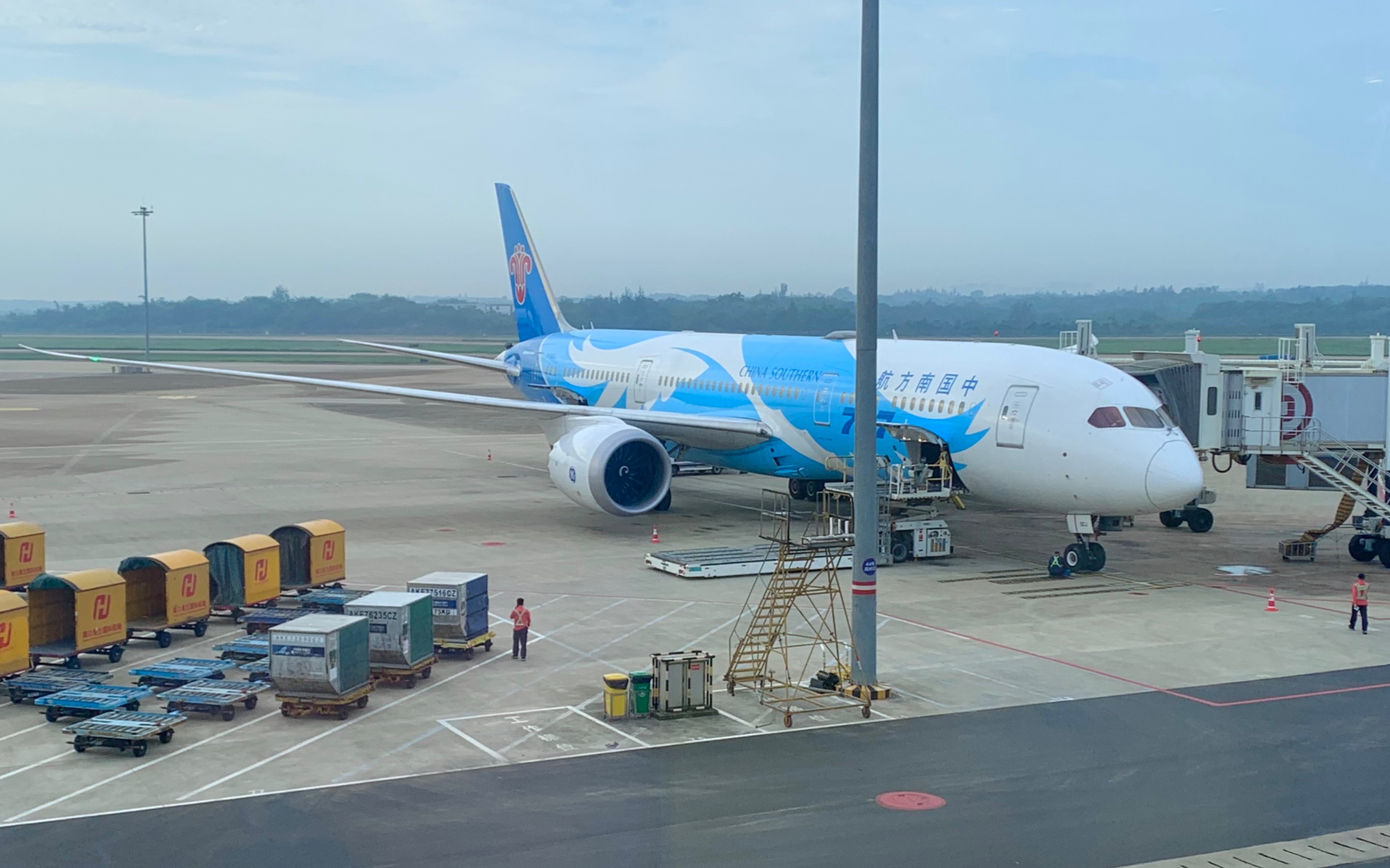 南方航空cz3515 boeing787-9 dreamliner hak- pvg飞行记录视频