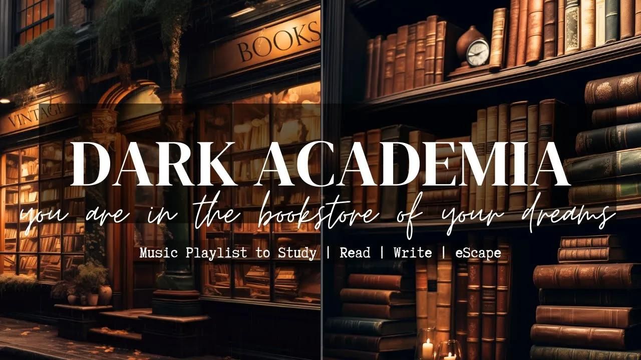 【Dark Academia】你在维多利亚时代的书店(黑暗的学术界播放列表,有雨和各种场景)哔哩哔哩bilibili