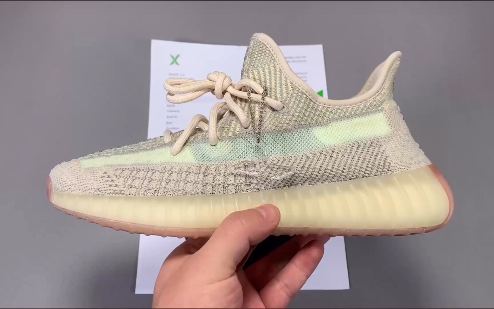 【权威实拍】yeezy 350 v2 citrin reflective 拼接 满天星