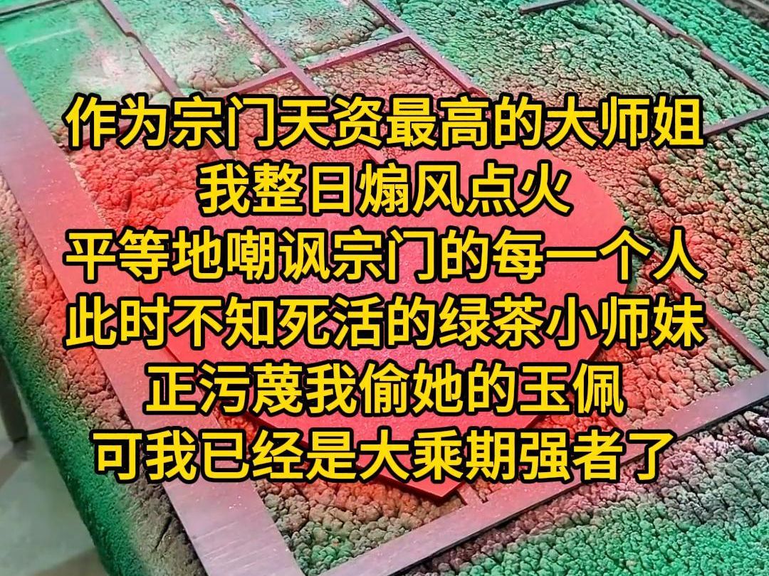 [图]《最佳道理》作为宗门天资最高的大师姐，我整日煽风点火，平等地嘲讽宗门的每一个人。此时不知死活的绿茶小师妹，正污蔑我偷她的玉佩，可我已经是大乘期强者了