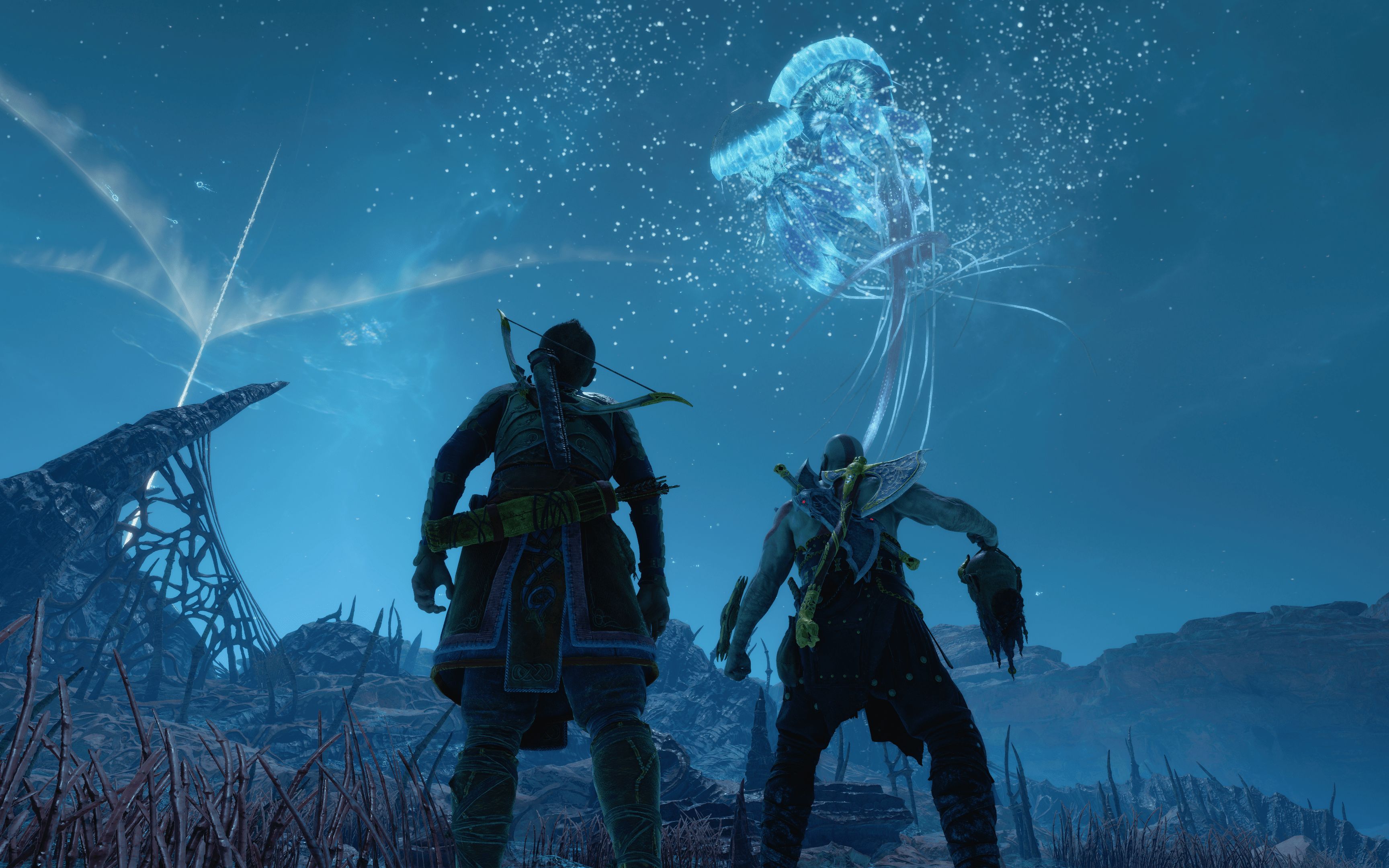 【战神:诸神黄昏 ps5 4khdr 过场动画纯享】拯救哈弗古法(阿特柔斯)