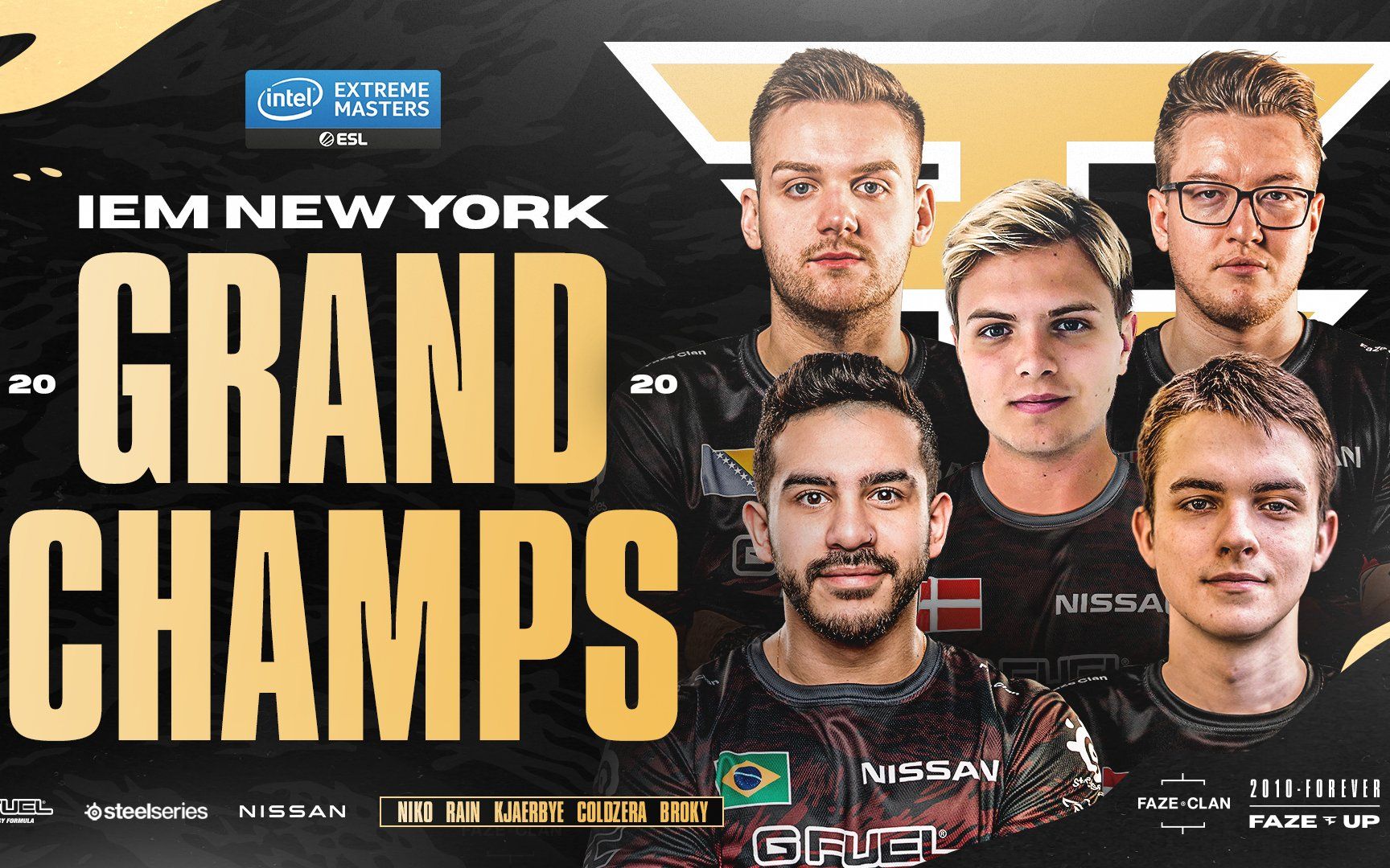 csgo每日新闻100t宣布解散旗下csgo队伍faze终夺冠军