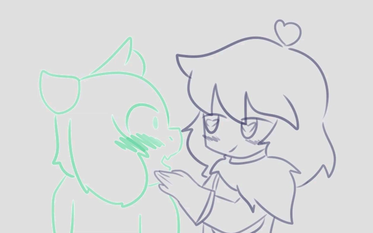 【deltarunememe】moto moto[kris x ralsei]_哔哩哔哩 (゜-゜)つロ