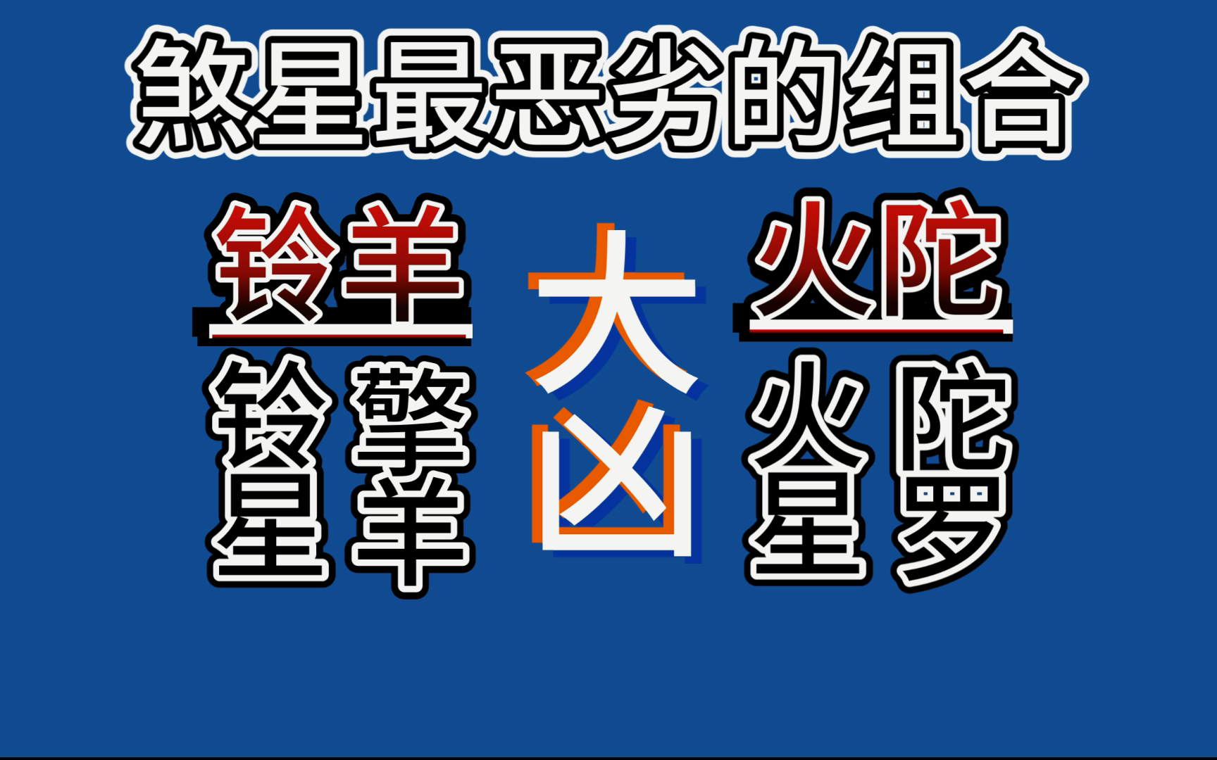 [图]紫微 恶劣的格局 | 意外伤灾 是非纠纷 运势坎坷 人生磨难....