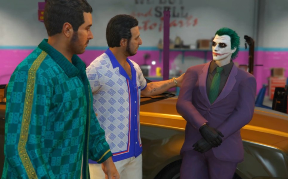 回收站抢劫过场动画纯享(服装:男小丑)【gtaol】