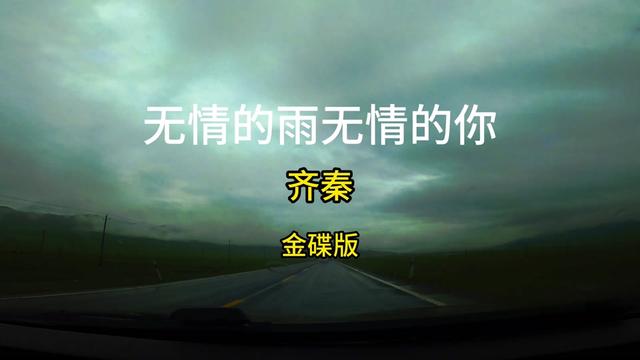 情的你 金碟版 《无情的雨无情的你》是齐秦演唱的歌曲,由董荣骏作词