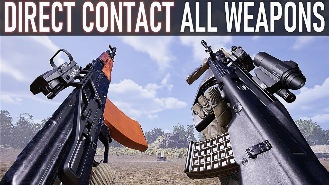 多人战术射击游戏《direct contact》全武器展示 [early access / pre