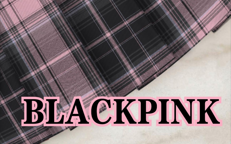 【JK格柄】试着画一个BLACKPINK印象格?‖JK制服格柄绘画过程记录哔哩哔哩bilibili