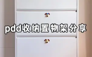 Download Video: pdd收纳置物架分享！超薄金属鞋柜、磁吸收纳盒、桌下隐形收纳盒！