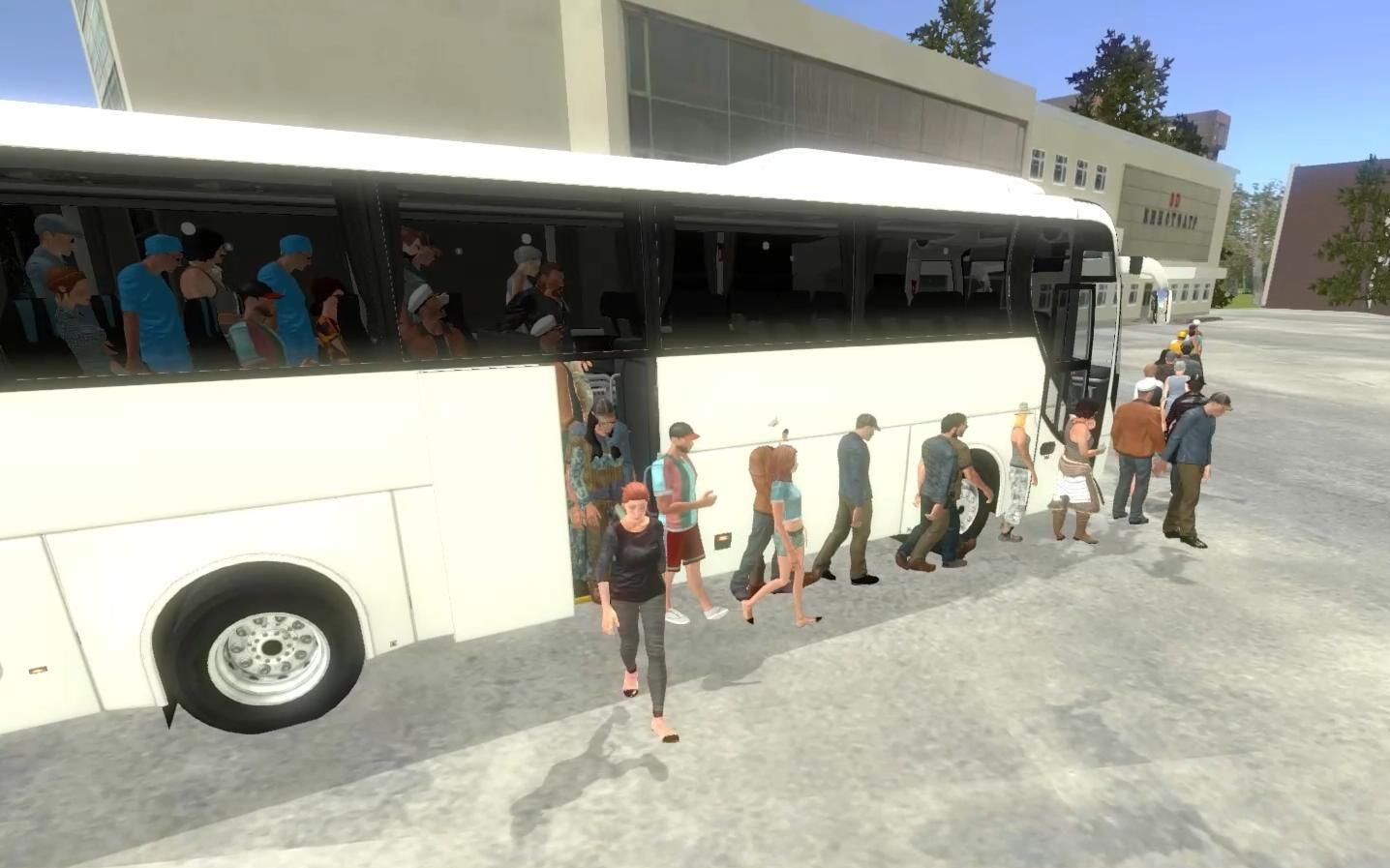 [图]【Bus Driver Simulator 2019】结局 白色巴士：学校-俄罗斯文化屋