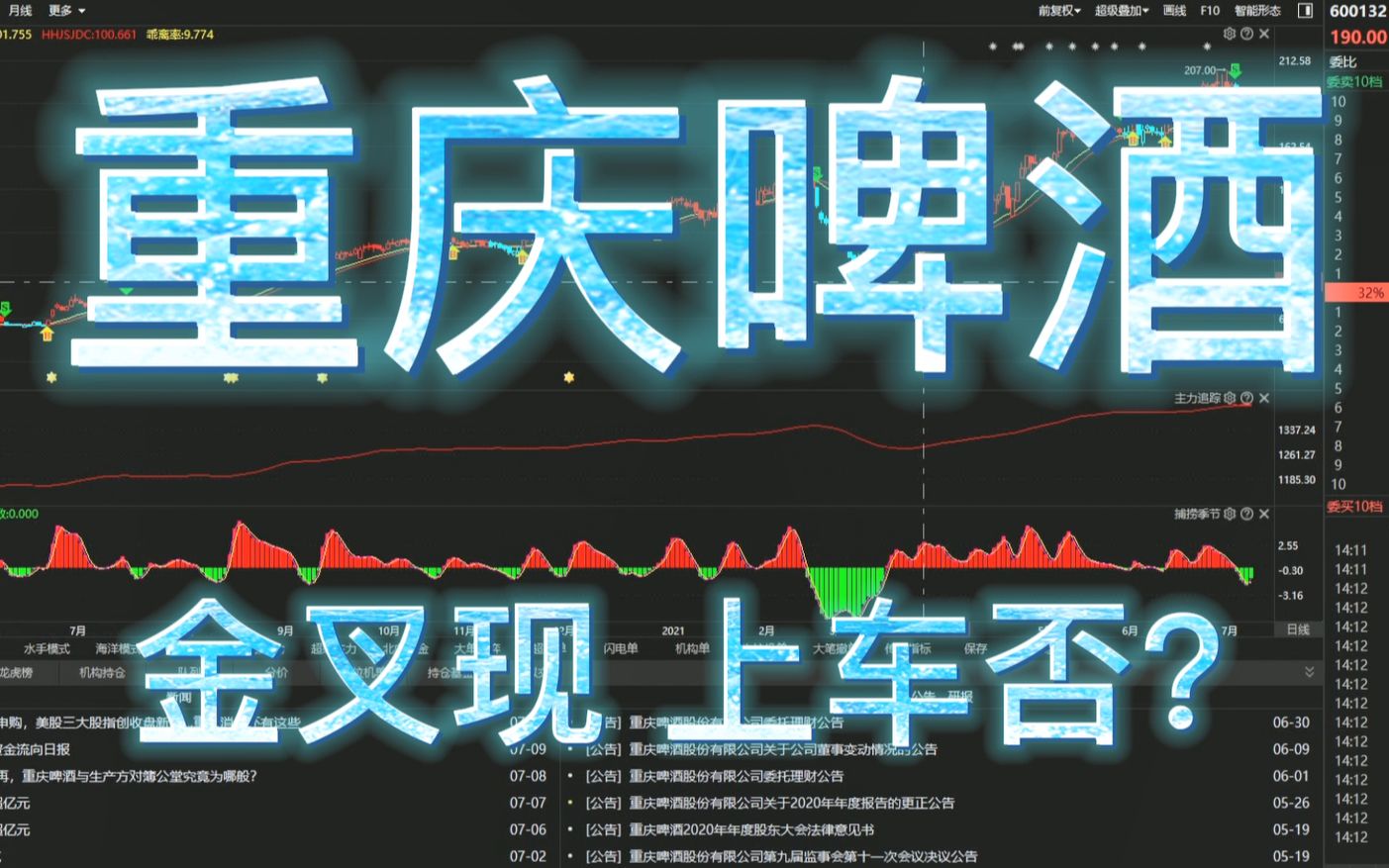 7.13重庆啤酒哔哩哔哩bilibili