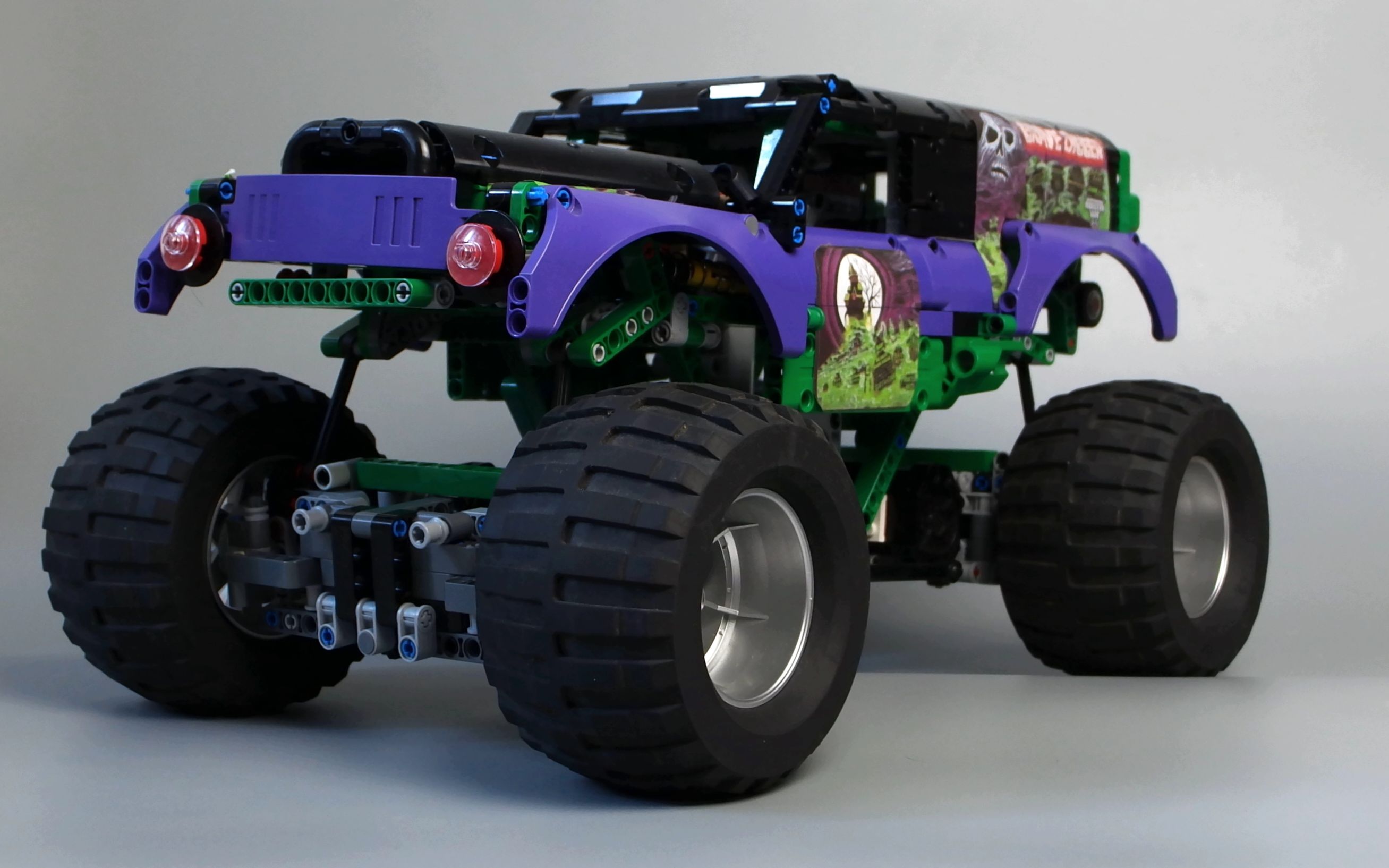 lego乐高 technic科技/机械 moc 掘墓者 怪兽卡车 grave digger