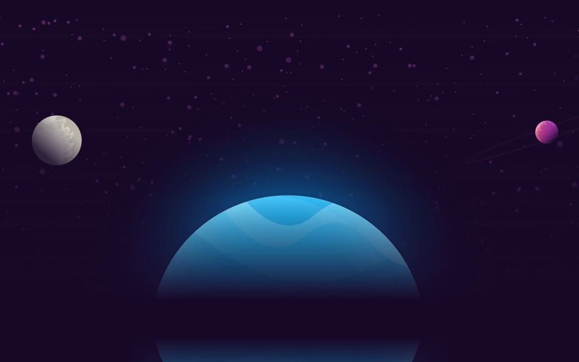 b771 创意宇宙太空彩色星球快乐星球地球月亮行星大屏幕舞台led背景