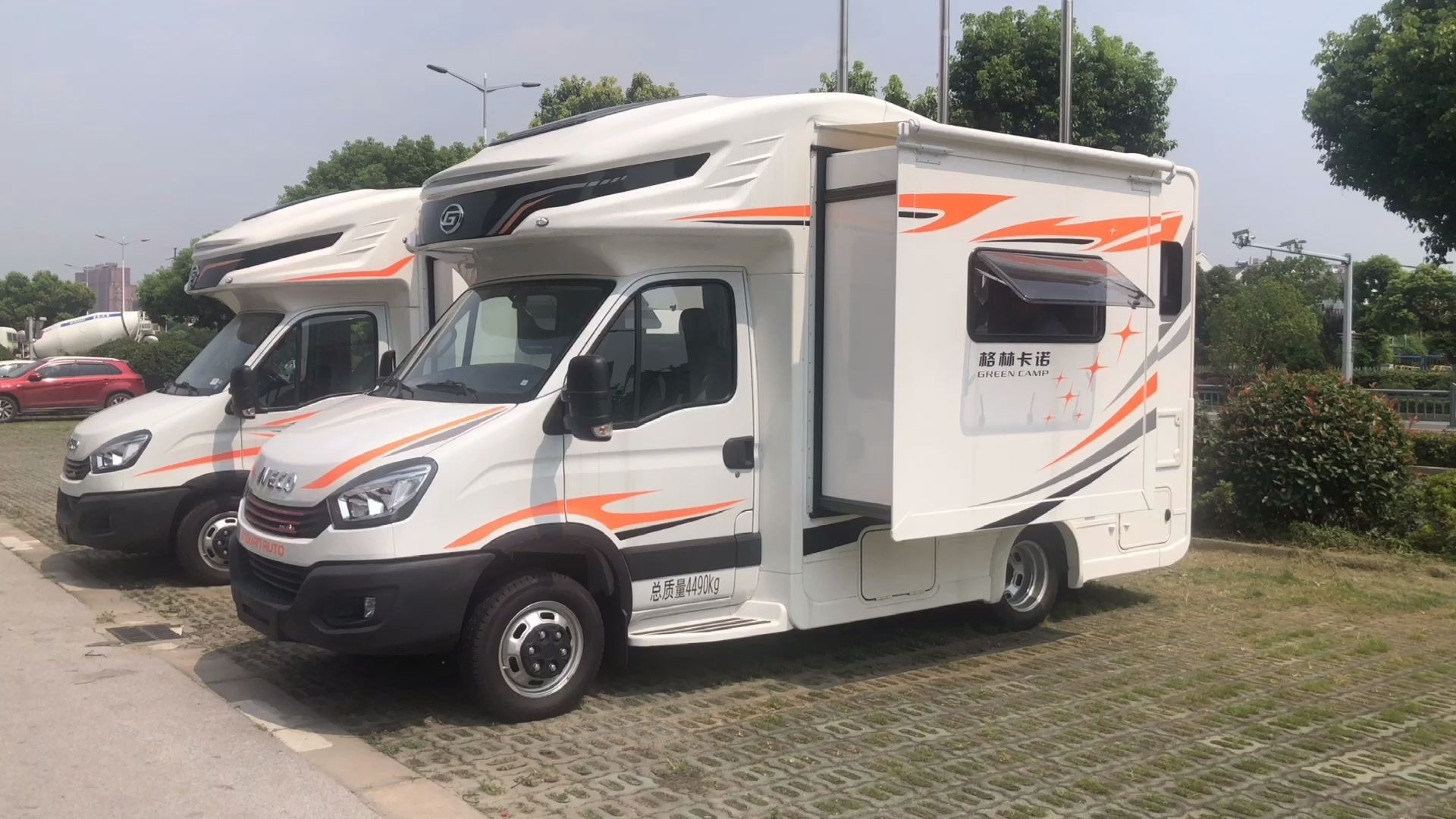 金冠格林卡诺侧拓展c型房车依维柯欧盛底盘,苏州地区现车售全国