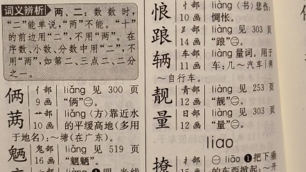 读字典打卡(liang)~l n不分,就这么读吧.哔哩哔哩bilibili