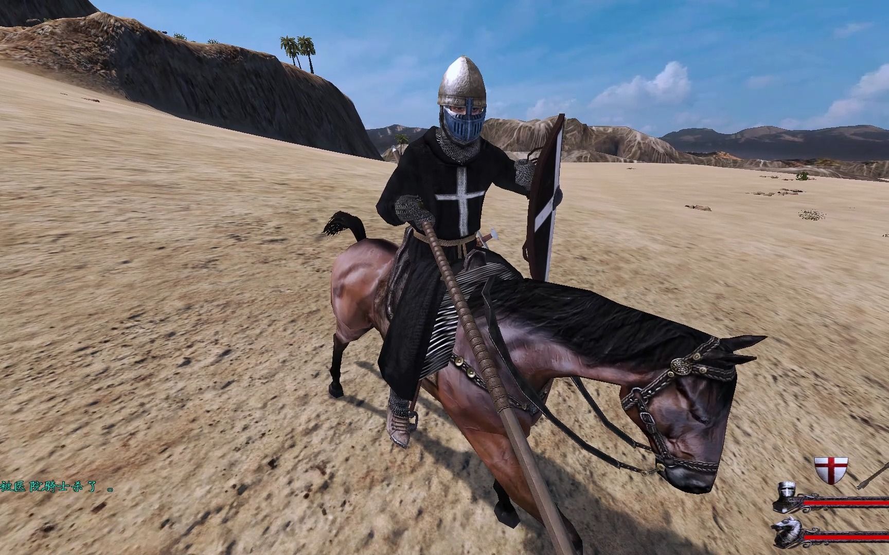 Mount & Blade Warband 骑砍 一耶路撒冷 医院骑士团 抢劫商队骑马与砍杀实况解说