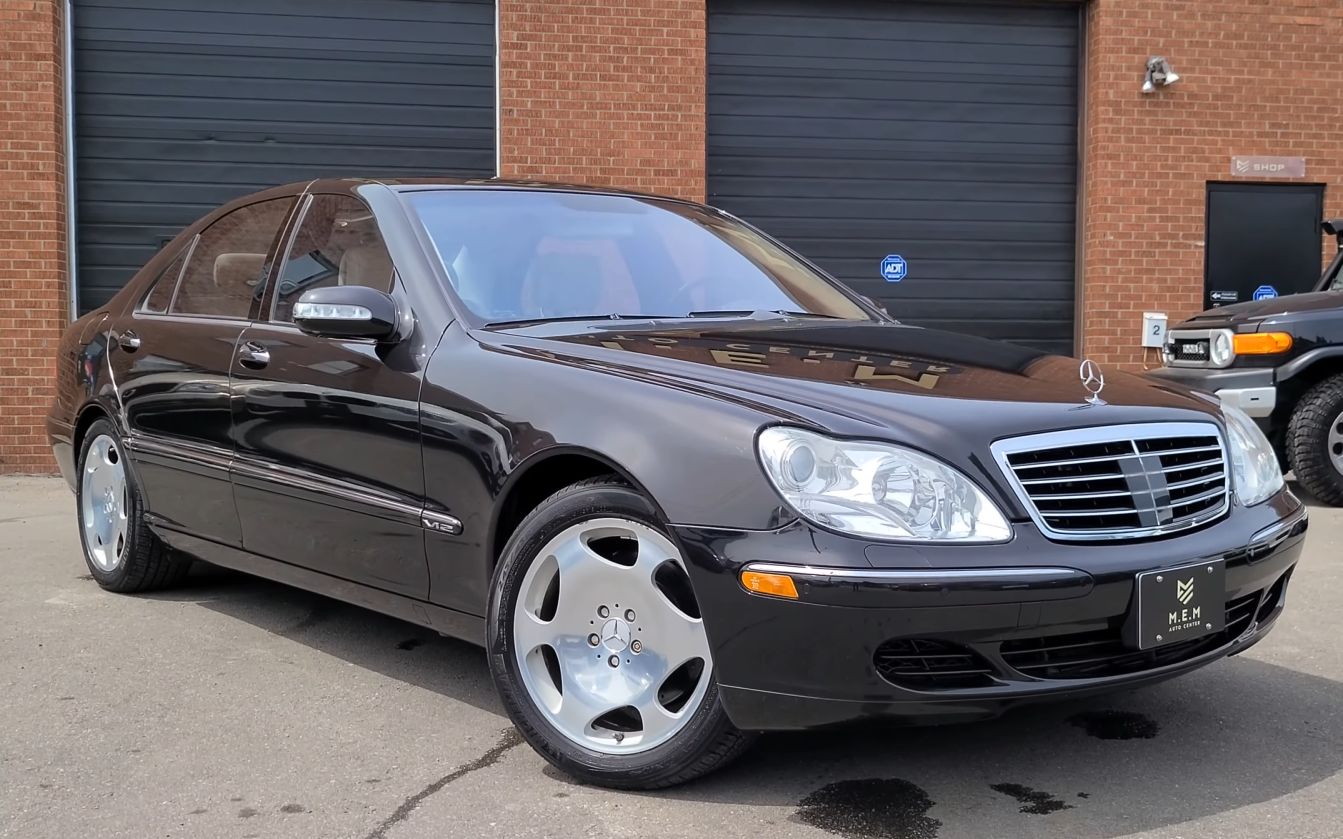 奔驰 w220 s级 s600 v12 2004款 加拿大二手车 designo套件版