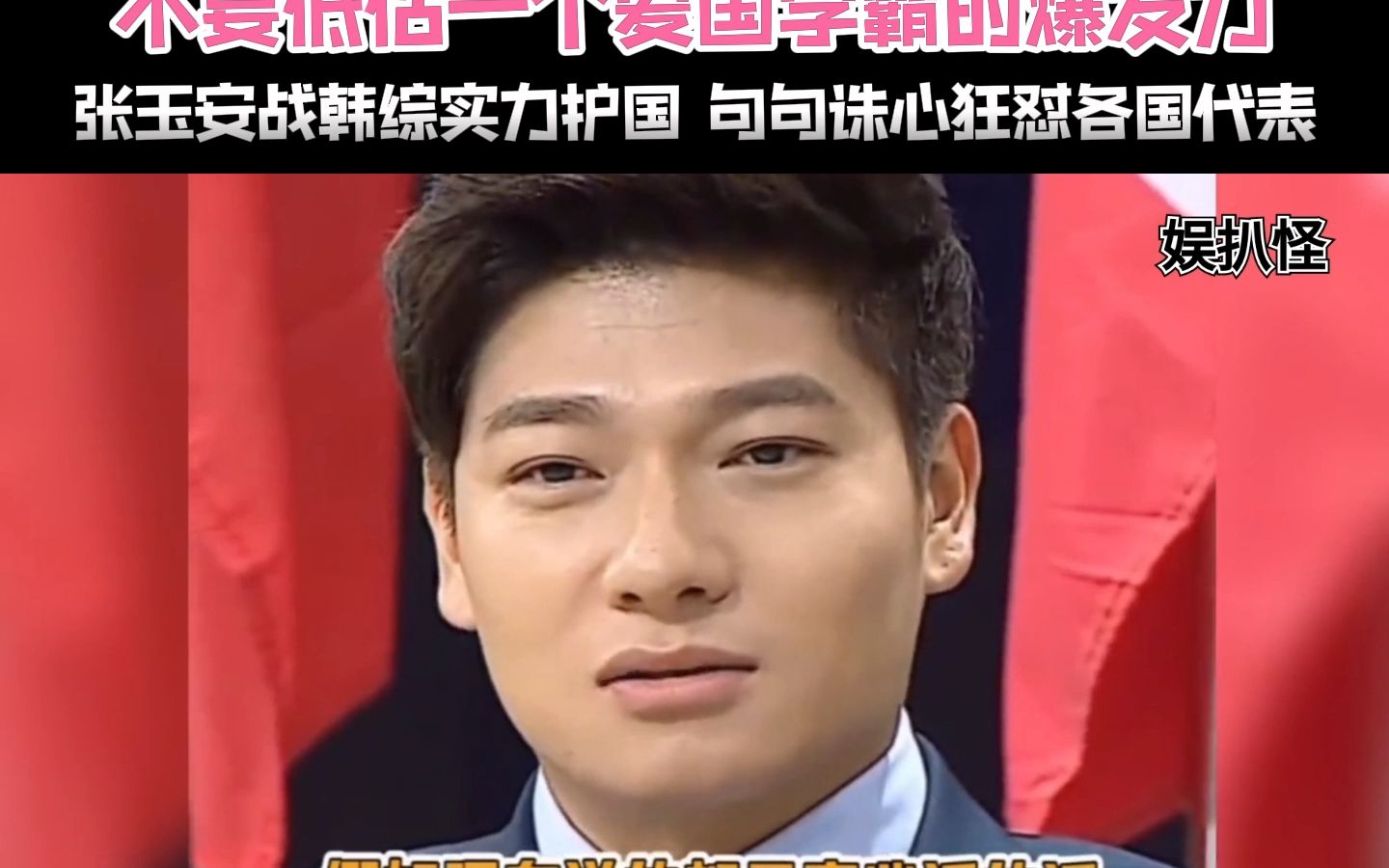 古有诸葛亮辩儒生,今有张玉安战韩综 #张玉安 #非首脑会谈 #学霸