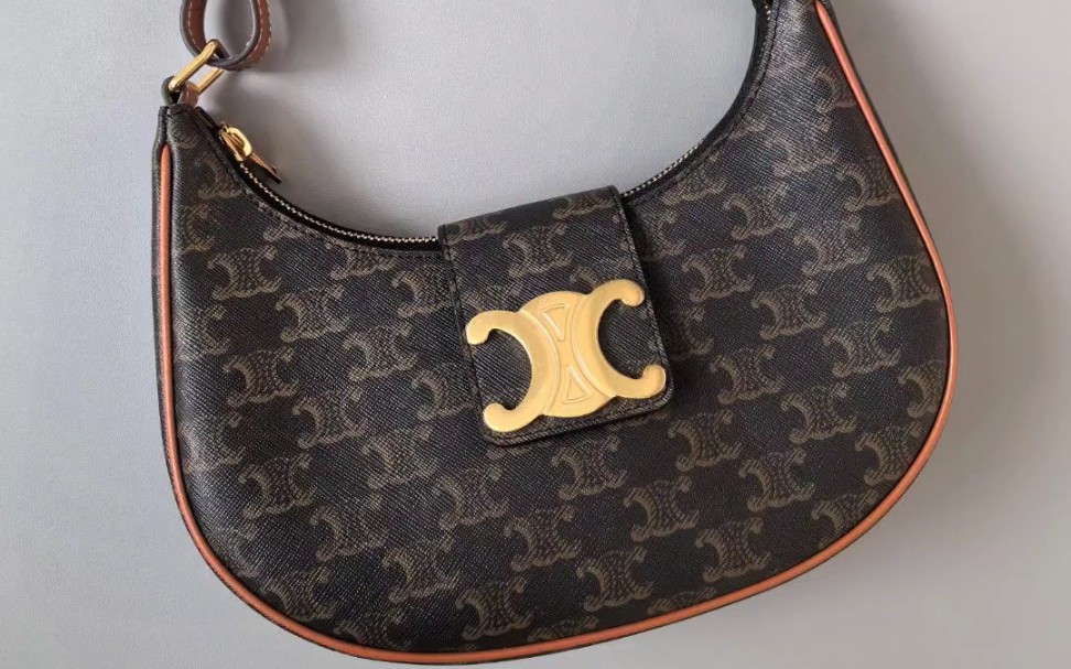 12章入的celine凯旋门腋下包 已过鉴定,赛琳凯旋门腋下包,员皮员五金