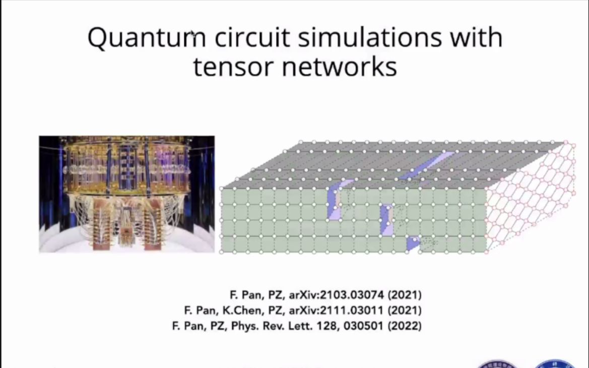 张潘  谷歌量子线路的经典模拟量子线路与张量网络Tutorial哔哩哔哩bilibili