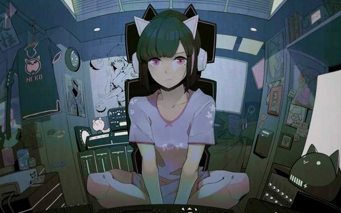 Cytus II限定ポストカード（NEKO#ΦωΦ／Nora）