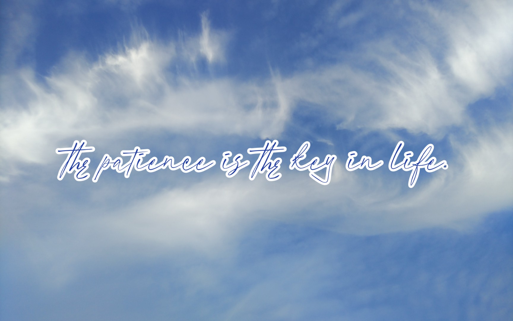 the patience is the key in life.jared mccain