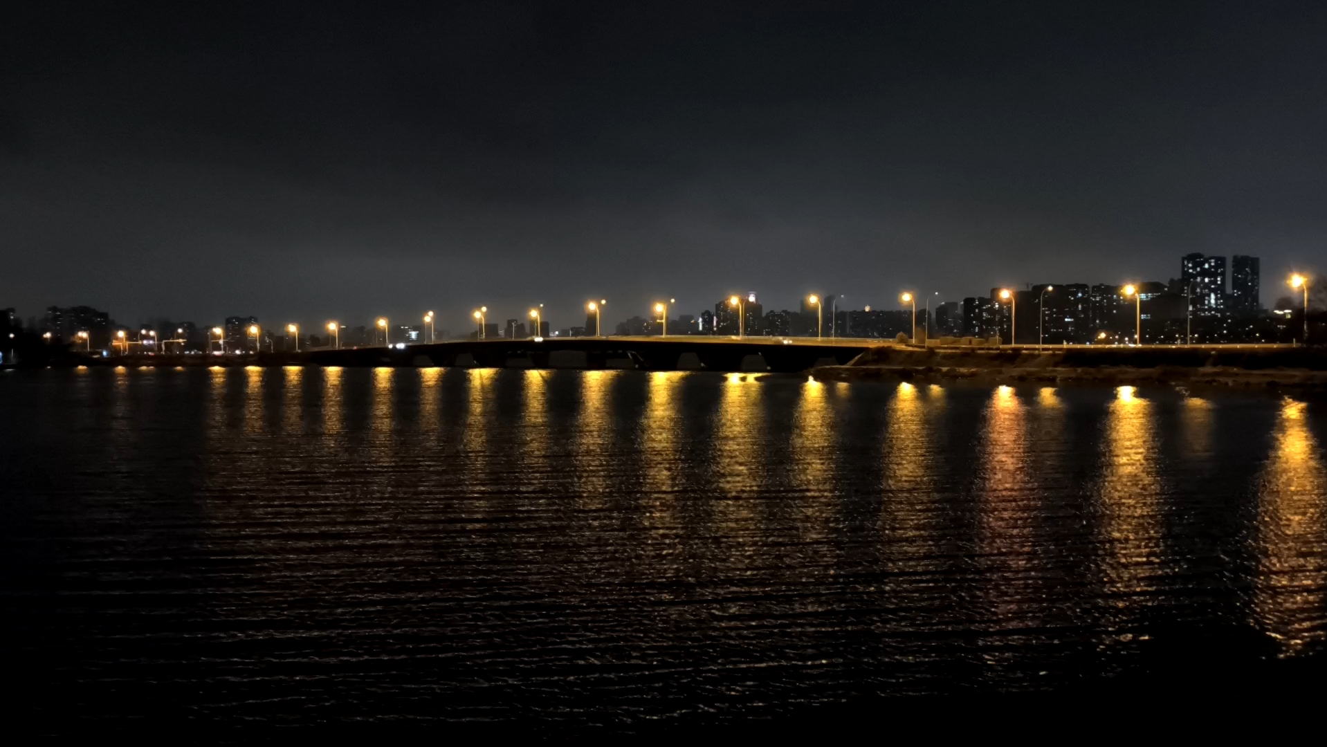 武汉南湖大桥夜景