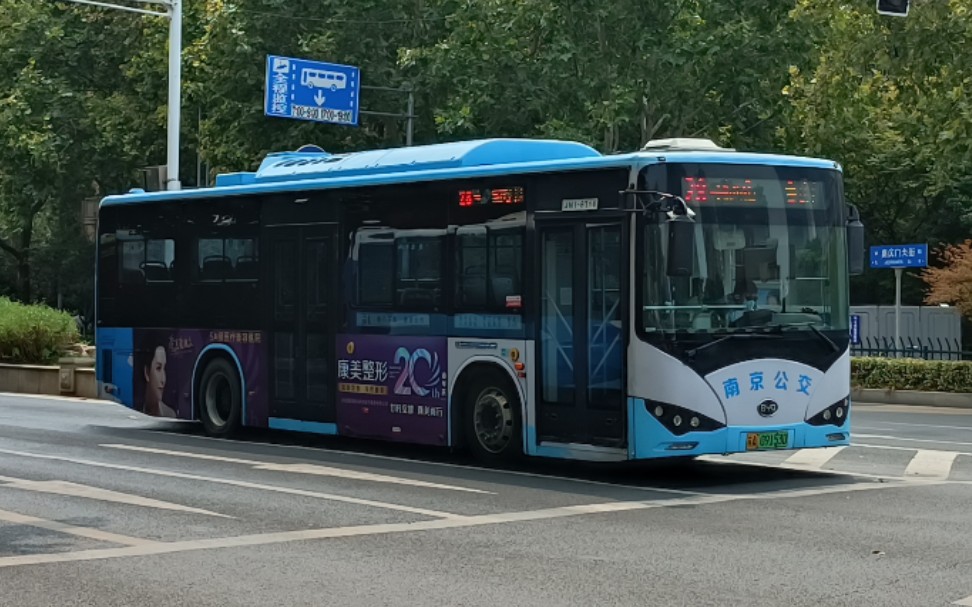 南京公交28路(集庆门大街·湖西街-墨香路总站)全程pov_哔哩哔哩_bili