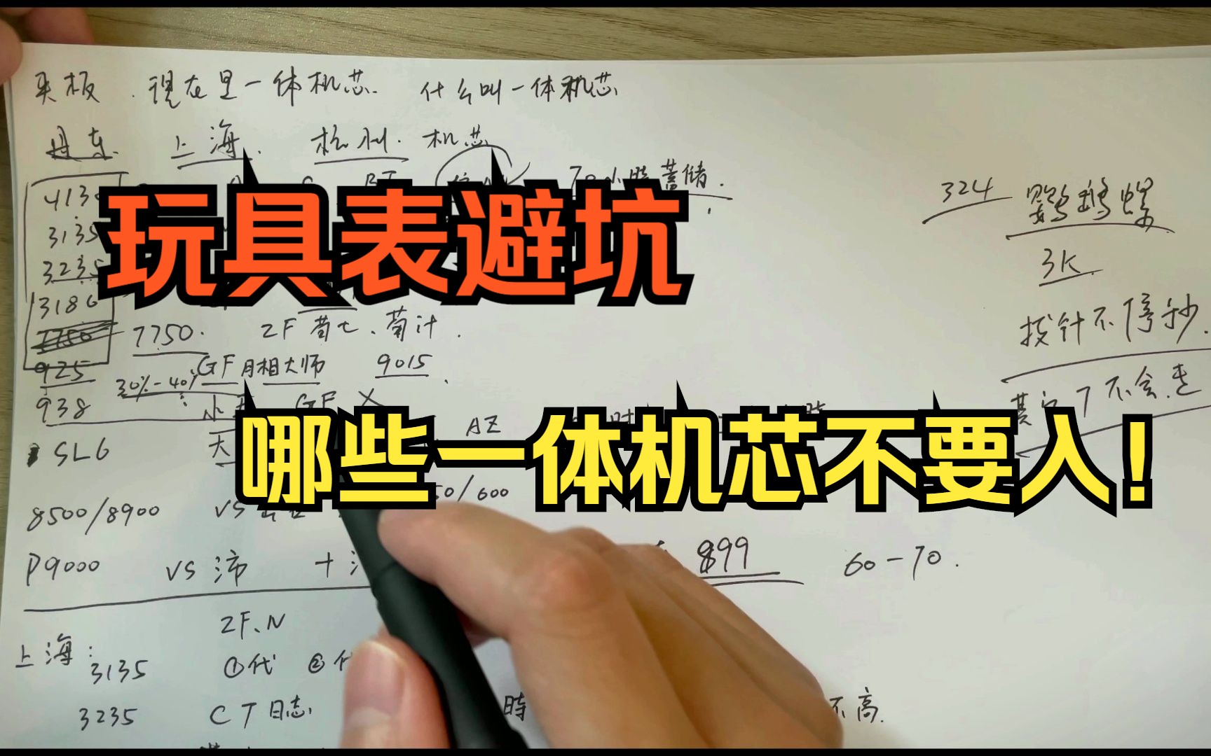 哪些玩具表一体机千万别入?聊聊国产机芯的那些优缺点哔哩哔哩bilibili