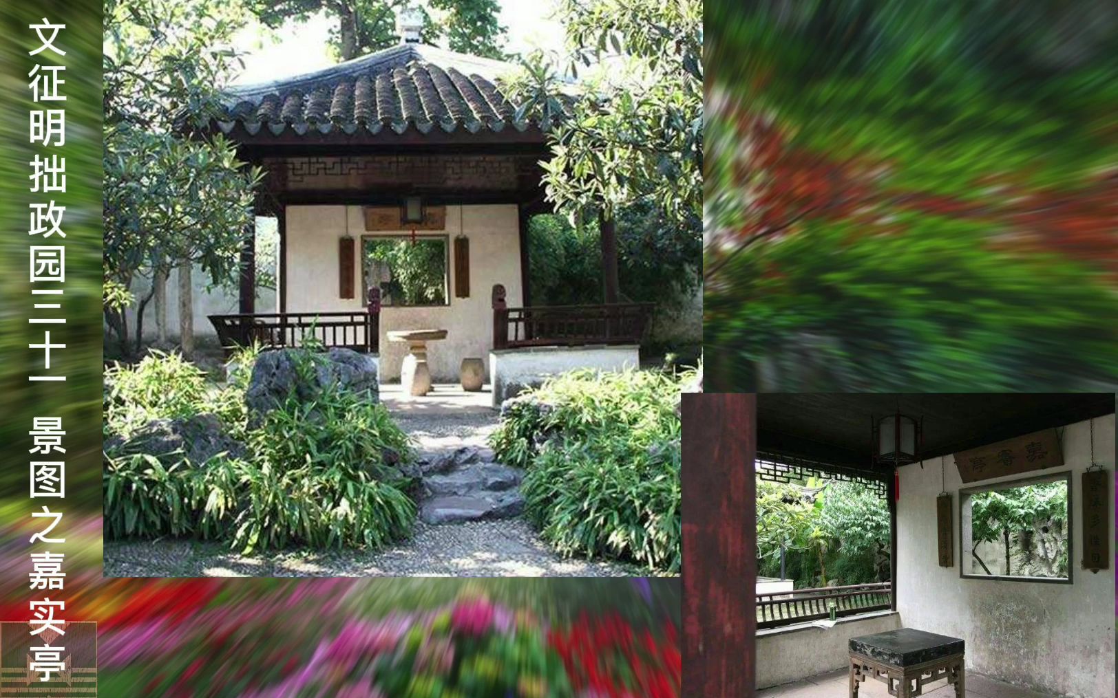 文征明拙政园三十一景图之嘉实亭