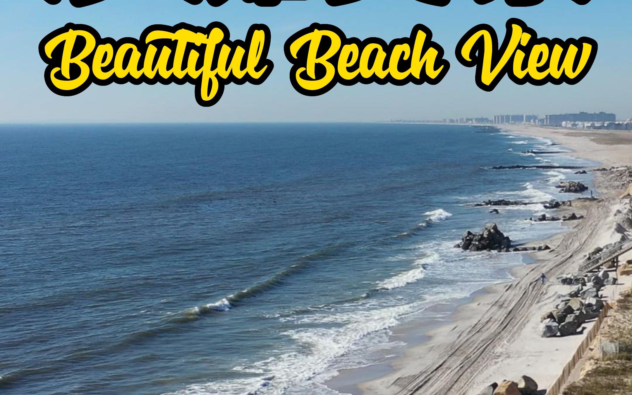 纽约长岛洛克威海滩(rockaway beach) 航拍景色 #海滩 #沙滩 #航拍