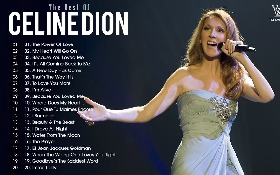 [图]Celine Dion Greatest Hits Full ALbum 2021 - Celine Diony经典全集