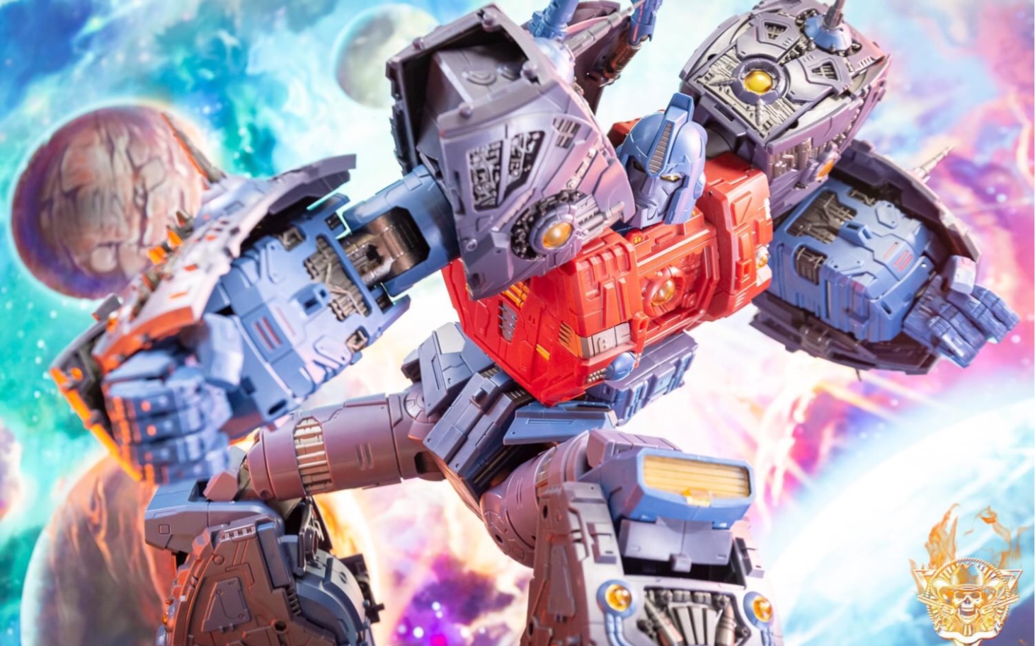 变形金刚 元始天尊 塞伯坦星球 实物展示