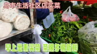 Download Video: 记录乌市解封后的生活，早起下楼到社区菜店买菜，菜品很全