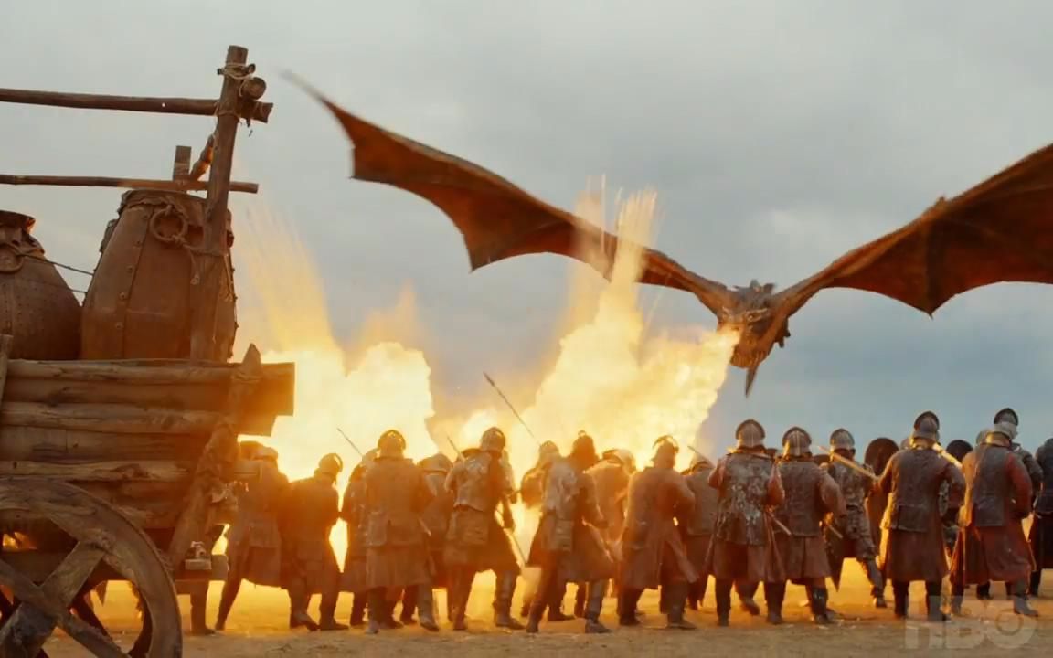 【权力的游戏第七季】火龙霸气参战幕后花絮