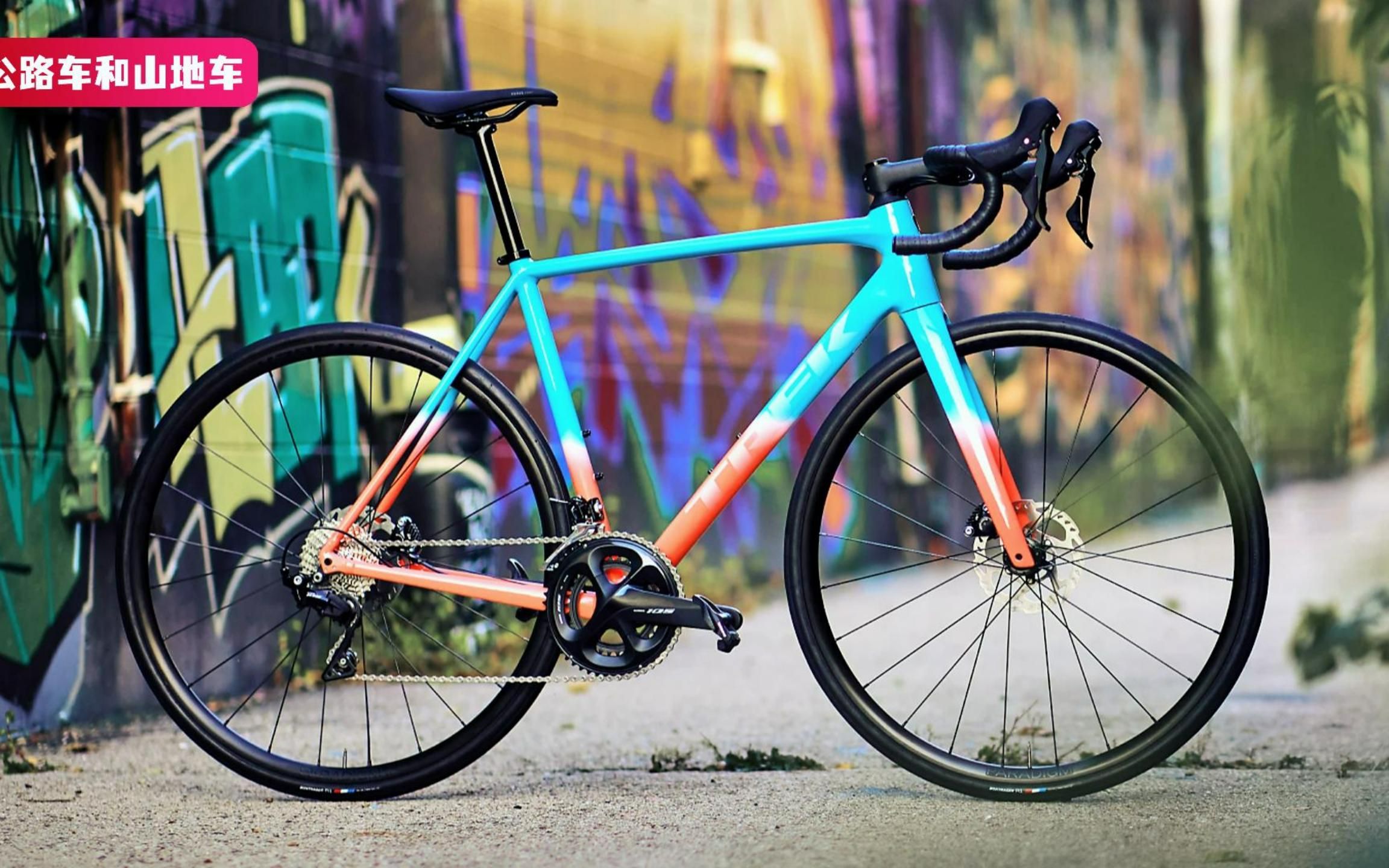 上新啦!2023款崔克emonda alr 5蓝粉渐变色,这个配色真是绝了