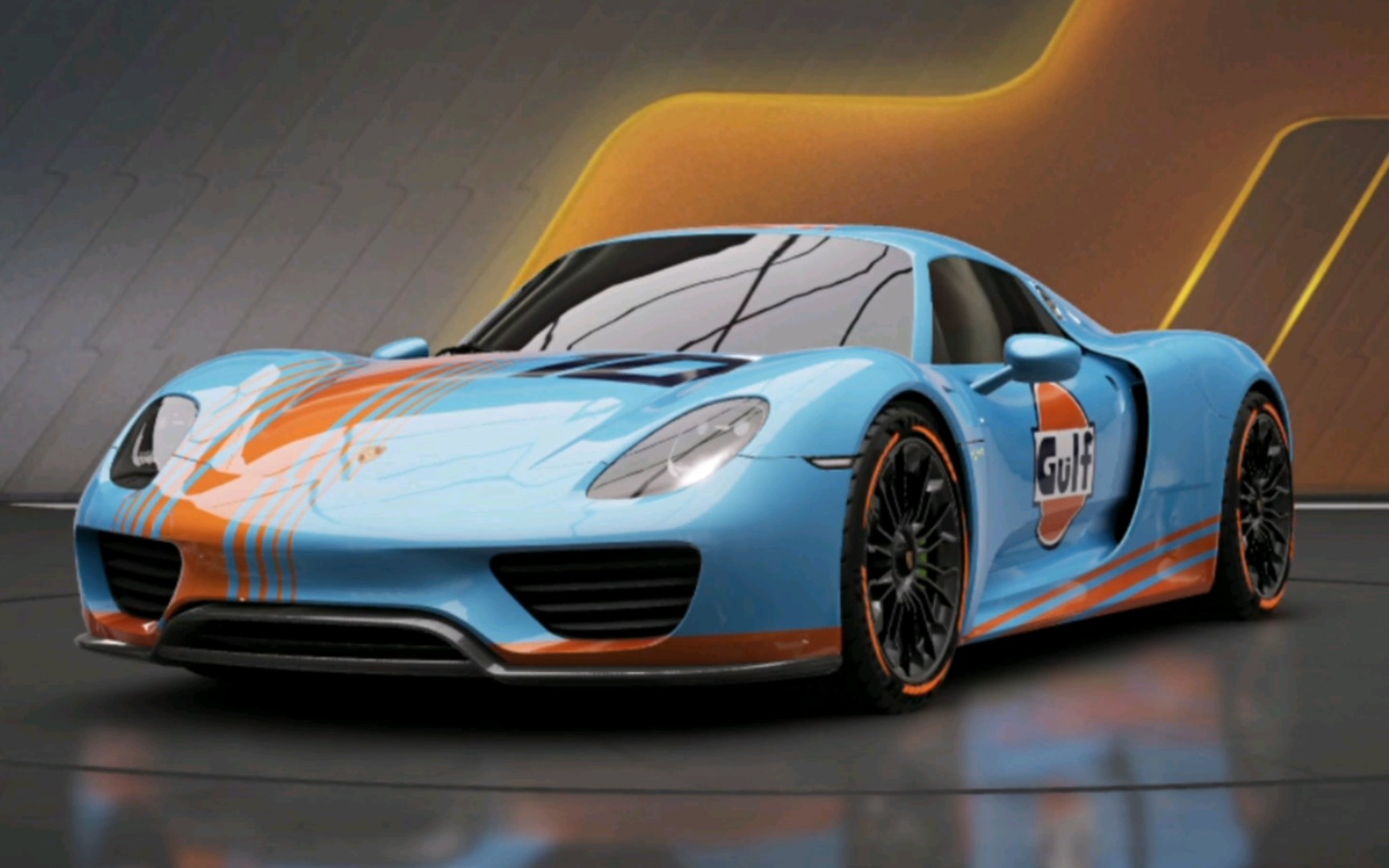 【巅峰极速涂装】保时捷918spyder·海湾石油边侧拉花