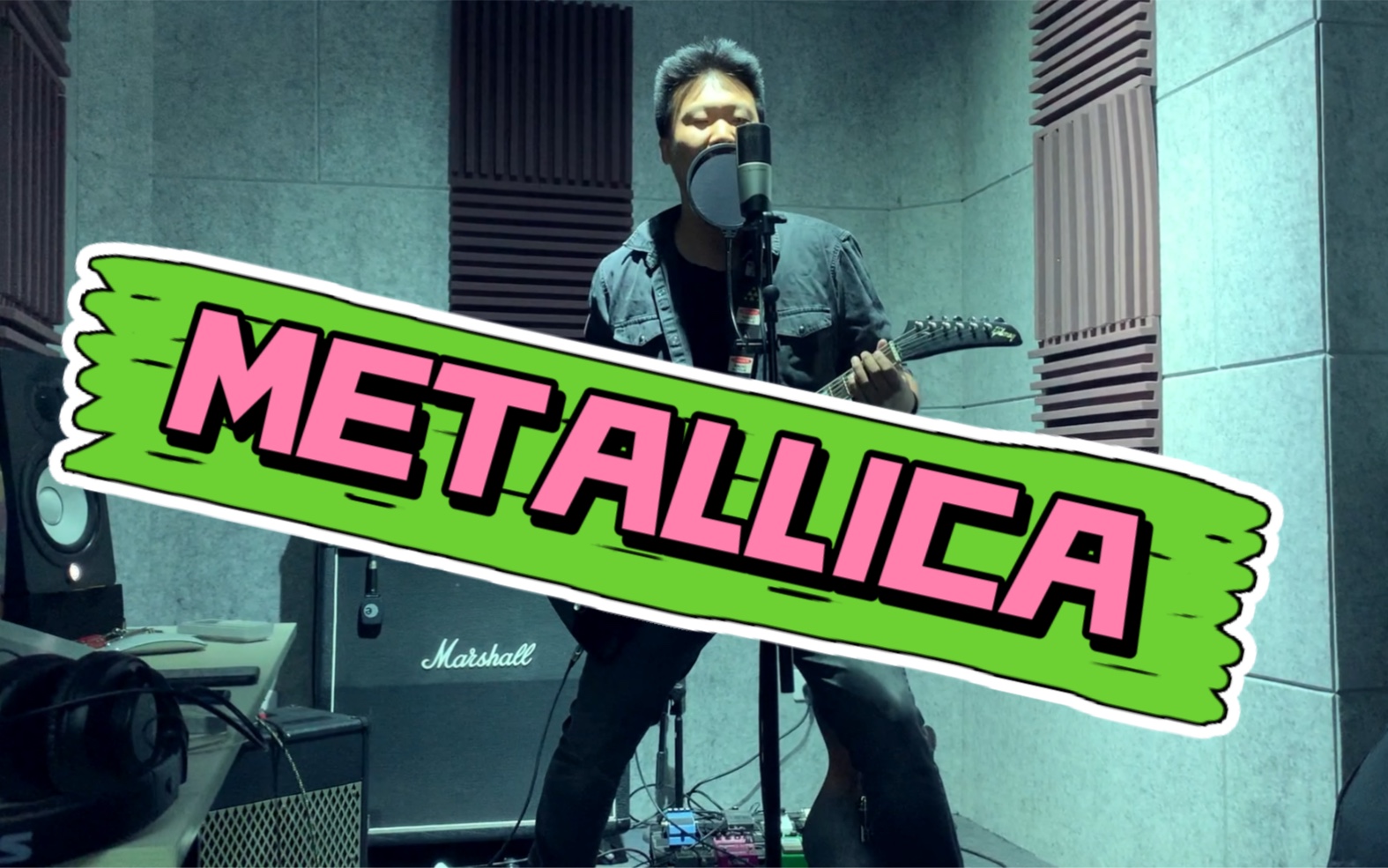 [图]重回吉他英雄的时代！翻唱METALLICA乐队的《sad but true》！！！