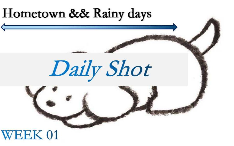 [图]大狗族口语系列 WEEK01--如何读题和思考 Day3： Hometown && Raining days