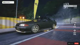 Download Video: 续集，巅峰极速90%还原头文字D，秋名山GTR R32对战AE86