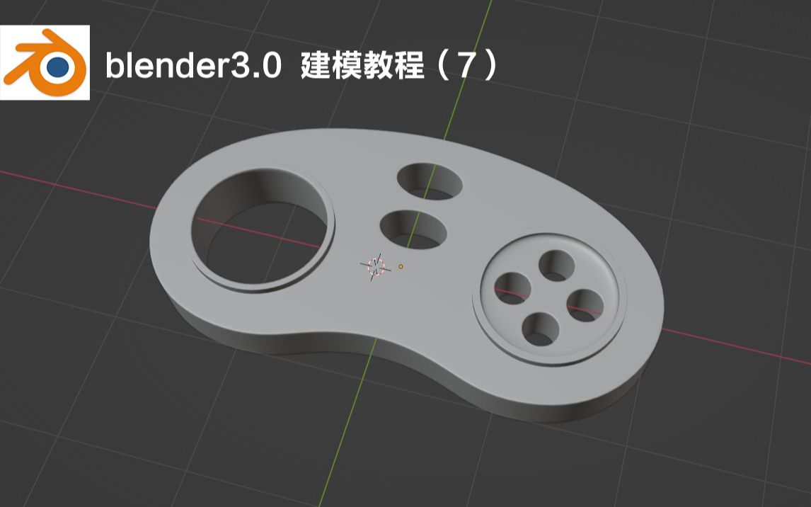 blender建模教程(7)零件建模实例教程哔哩哔哩bilibili