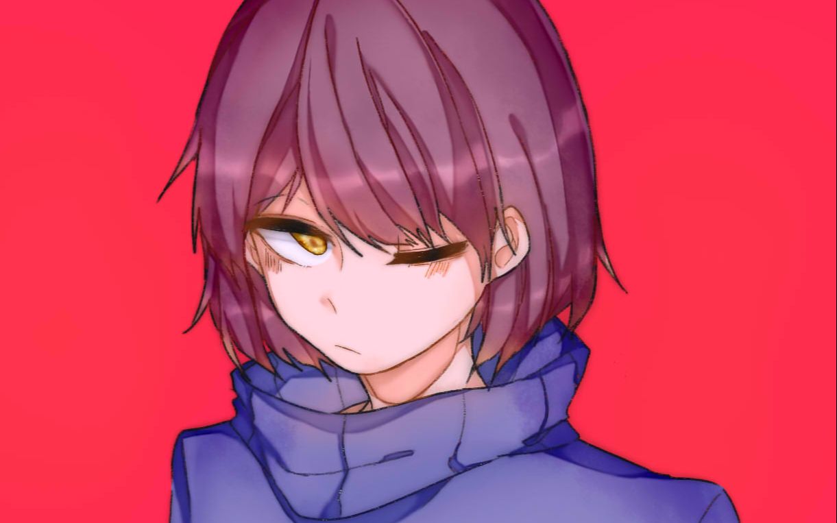 【undertale】(板绘)帅气福福在线决心(?