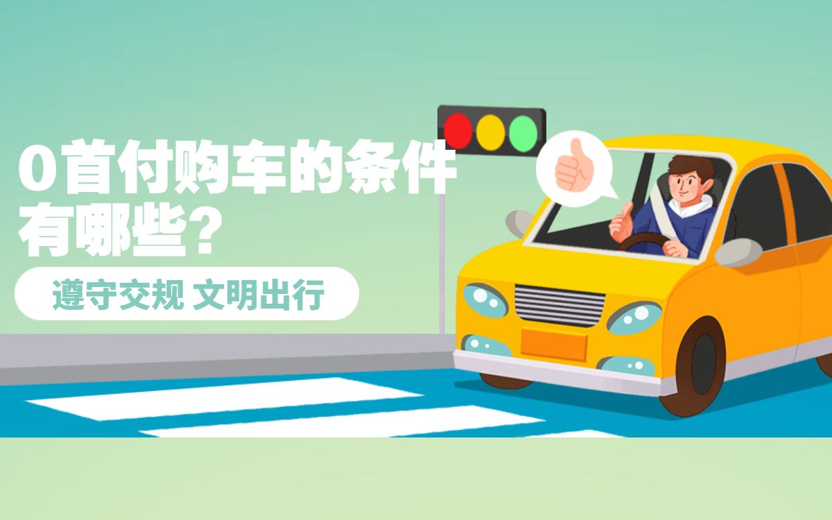 0首付购车的条件有哪些?哔哩哔哩bilibili