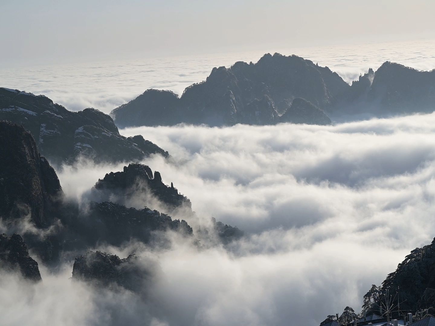 黄山云海奇观图片