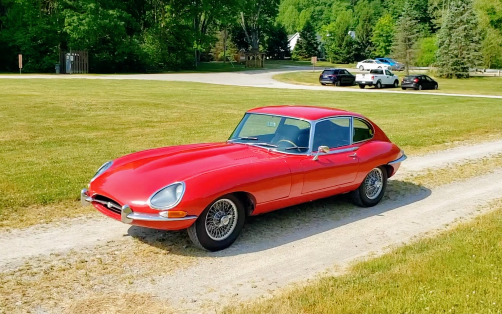 经典老车之1967年捷豹e-type双门跑车