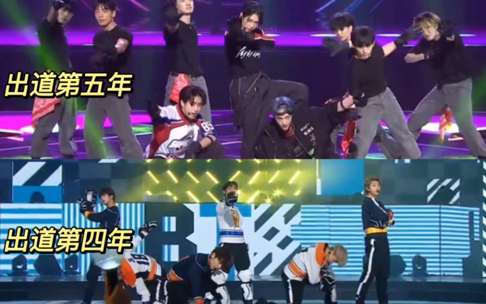 [图]BTS & stray kids《要说的话》舞台比舞~出道第四年和出道第五年的竞技