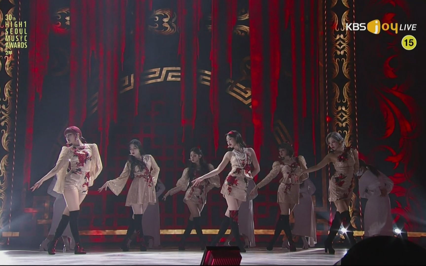 1080p舞台首尔歌谣大赏gidle火花舞台cut