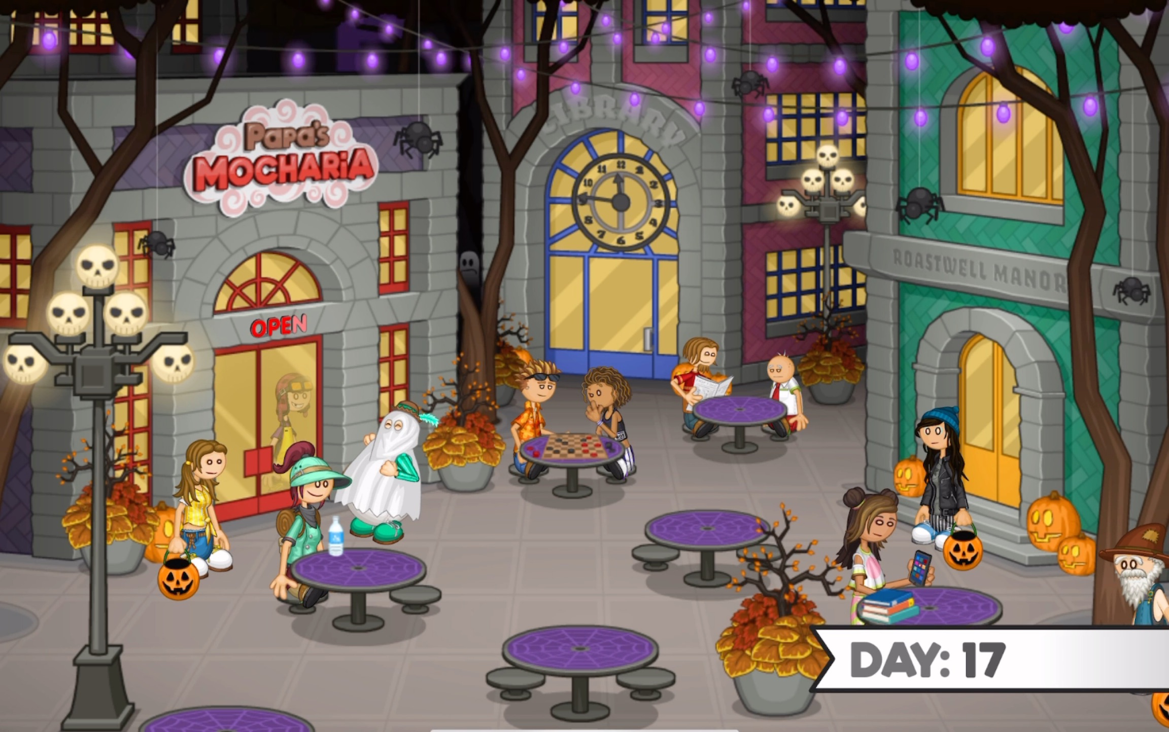 老爹奶茶店认真玩的