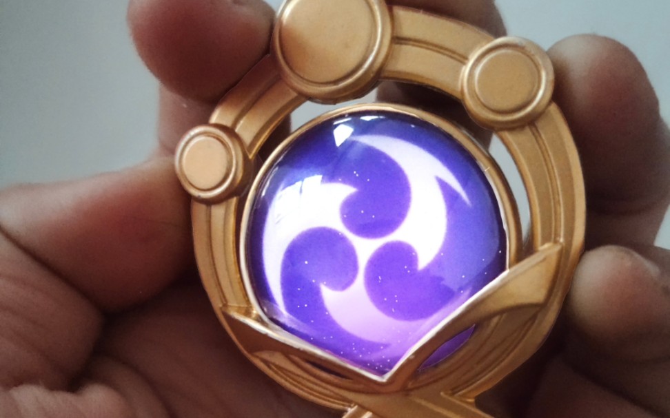 救命,我有原神雷元素神之眼了 ,风元素不要和我接近(t▽t)