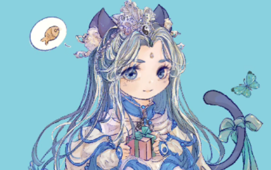 q版人物稿静涛君